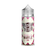 Flavour Treats by Ohm Boy 100ml Shortfill 0mg (70VG-30PG) - Flavour: Strawberries & Cream Waffle