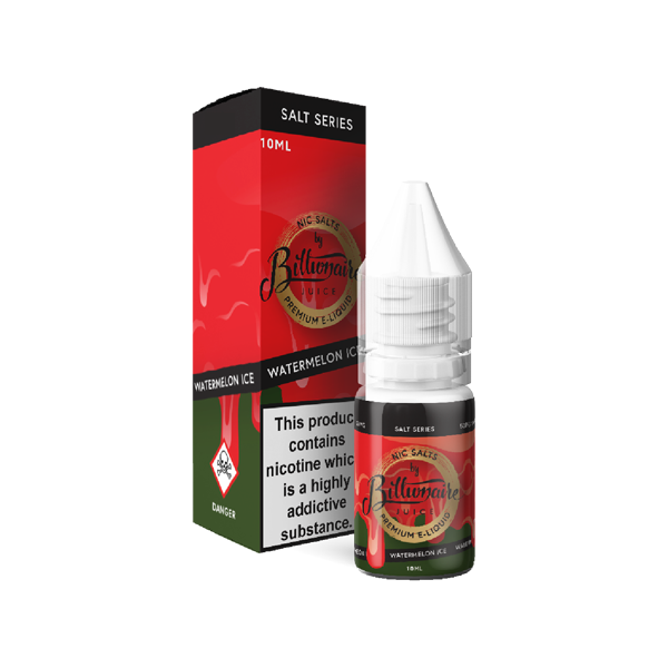 10mg Billionaire Juice Salt Series 10ml Nic Salts (50VG/50PG) - Flavour: Blue Slush