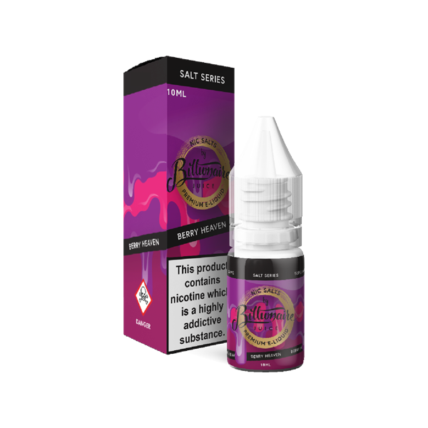 10mg Billionaire Juice Salt Series 10ml Nic Salts (50VG/50PG) - Flavour: Watermelon Ice