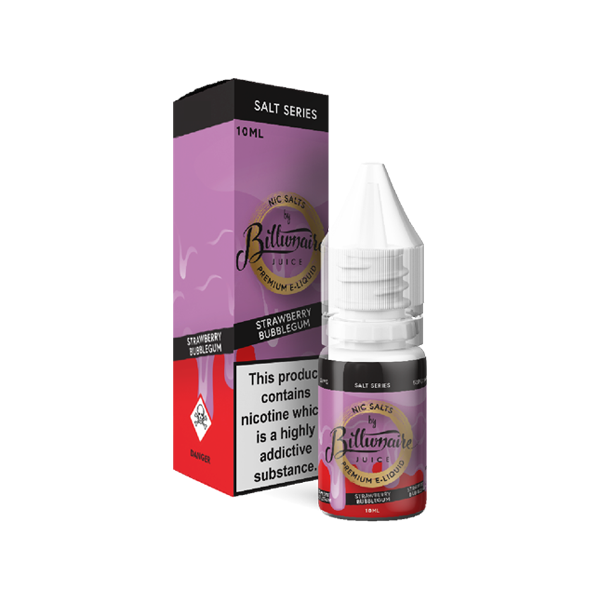 10mg Billionaire Juice Salt Series 10ml Nic Salts (50VG/50PG) - Flavour: Blue Slush