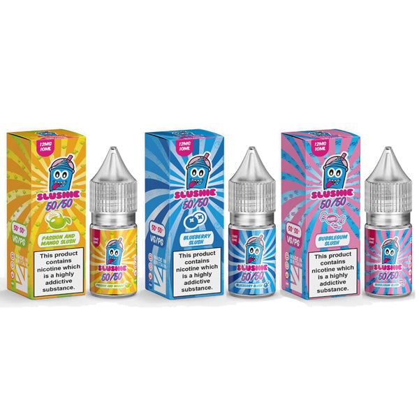 12mg Slushie by Liqua Vape 10ml (50VG-50PG) - Flavour: Raspberry Bubblegum Slush