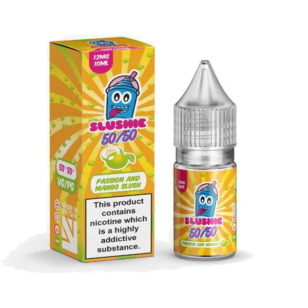 3mg Slushie by Liqua Vape 10ml (50VG-50PG) - Flavour: Passion & Mango Slush - SilverbackCBD