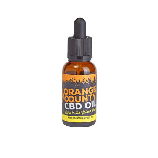 Orange County CBD 500mg 30ml MCT Oil - Organic Coconut Oil - SilverbackCBD