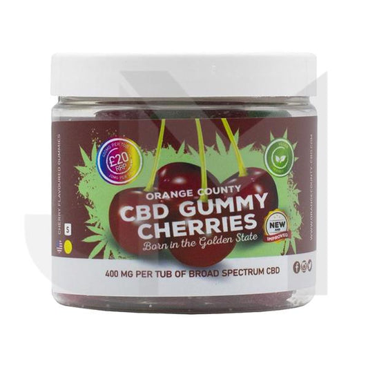 Orange County CBD 400mg Gummies - Small Pack - Variety: Gummy Cubes - SilverbackCBD