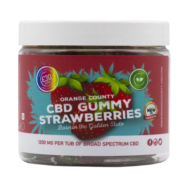 Orange County CBD 1200mg Gummies - Small Pack - Variety: Gummy Cubes - SilverbackCBD