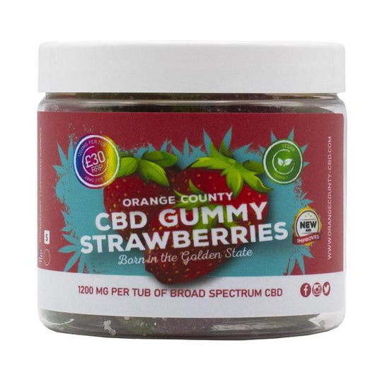 Orange County CBD 1200mg Gummies - Small Pack - Variety: Gummy Cubes - SilverbackCBD