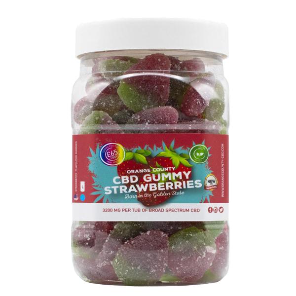 Orange County CBD 3200mg Gummies - Large Pack - Variety: Gummy Cubes - SilverbackCBD