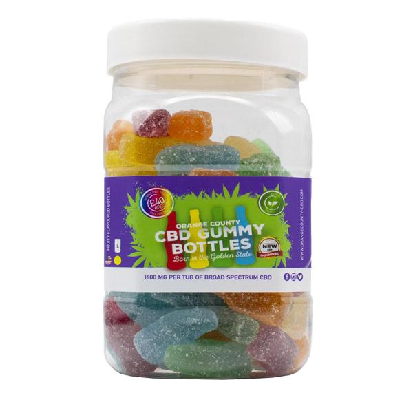 Orange County CBD 1600mg Gummies - Large Pack - Variety: Gummy Cubes - SilverbackCBD