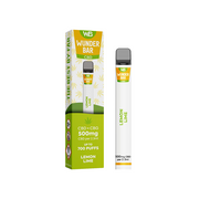 Wunderbar 500mg CBD + CBG Disposable Vape Device 700 Puffs - Flavour: Lemon Lime