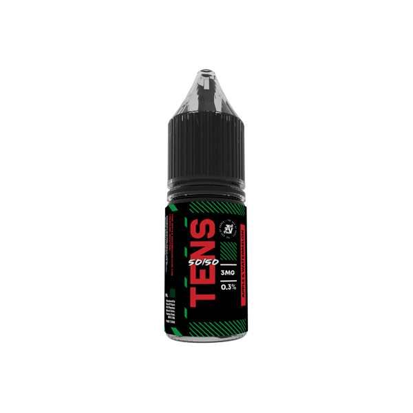 6mg Tens 50/50 10ml (50VG/50PG) - Pack Of 10 - Flavour: Polo Mint