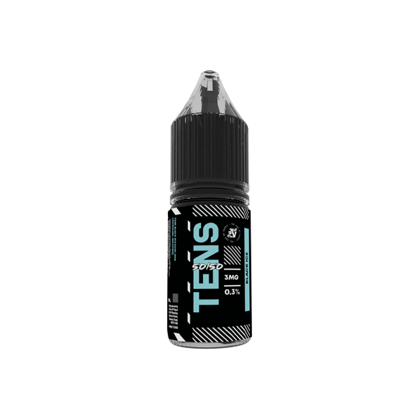 3mg Tens 50/50 10ml (50VG/50PG) - Pack Of 10 - Flavour: Apple & Watermelon