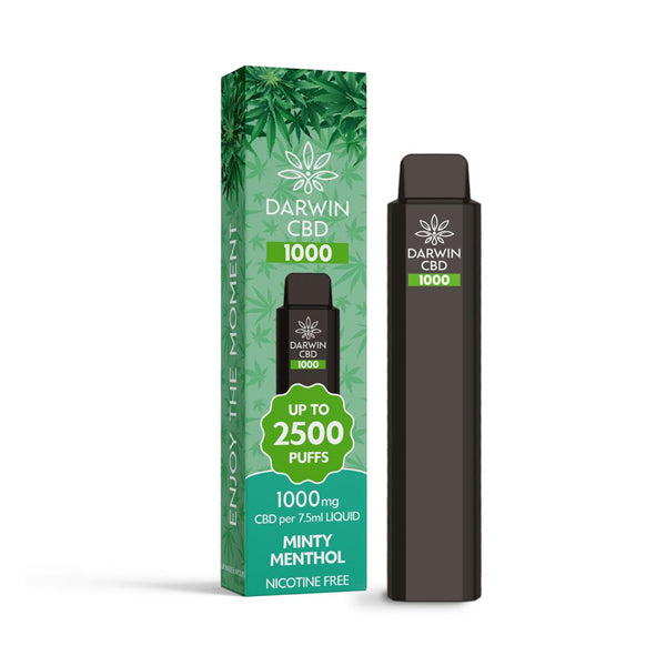 Darwin CBD 1000 Disposable Vape Device 2500 Puffs - Flavour: Cola