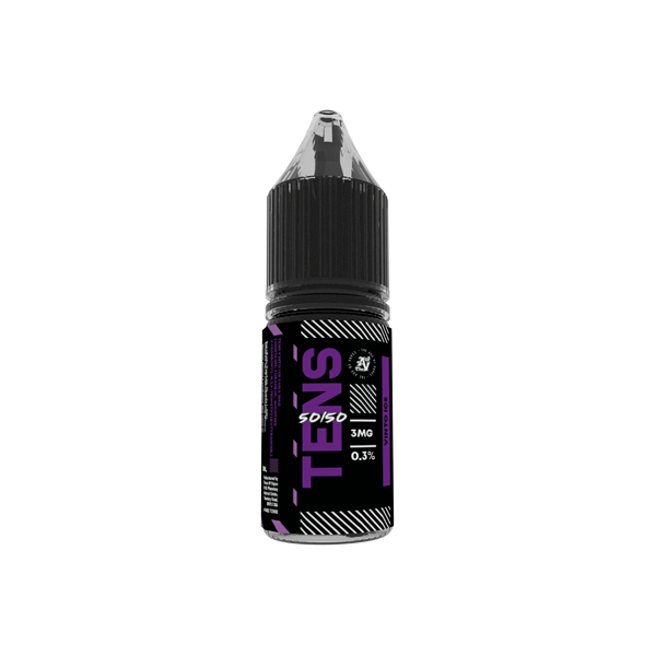 6mg Tens 50/50 10ml (50VG/50PG) - Pack Of 10 - Flavour: Polo Mint