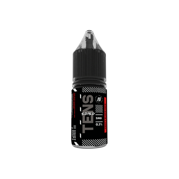6mg Tens 50/50 10ml (50VG/50PG) - Pack Of 10 - Flavour: Polo Mint