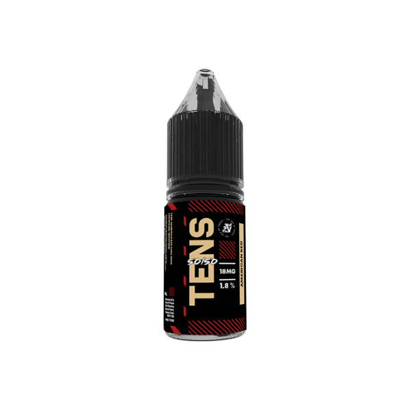 6mg Tens 50/50 10ml (50VG/50PG) - Pack Of 10 - Flavour: Polo Mint