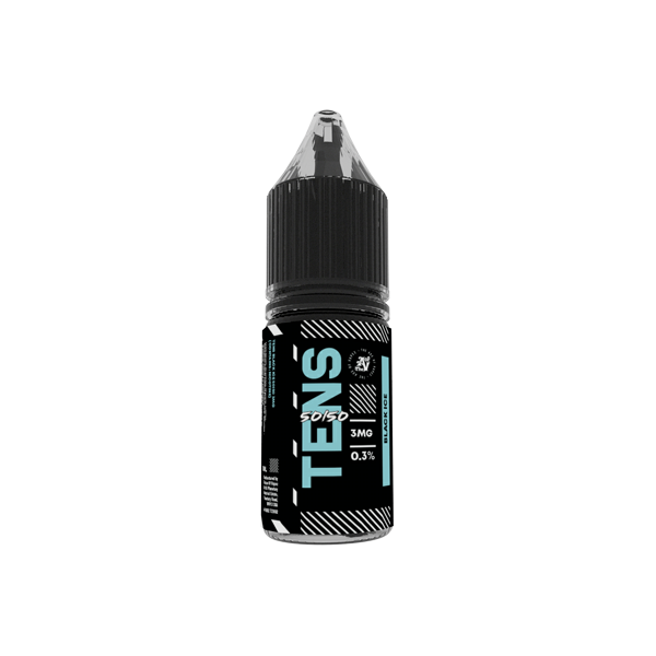 6mg Tens 50/50 10ml (50VG/50PG) - Pack Of 10 - Flavour: Polo Mint