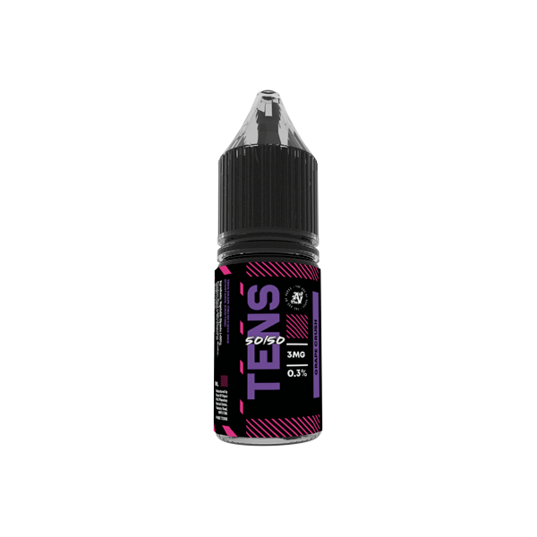 6mg Tens 50/50 10ml (50VG/50PG) - Pack Of 10 - Flavour: Polo Mint