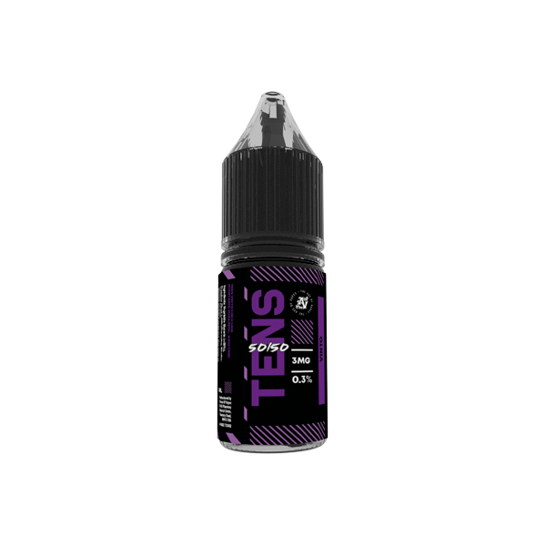 6mg Tens 50/50 10ml (50VG/50PG) - Pack Of 10 - Flavour: Polo Mint