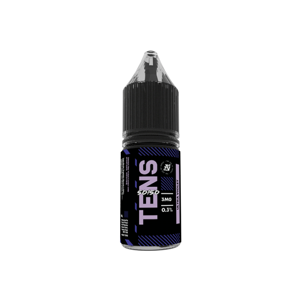 6mg Tens 50/50 10ml (50VG/50PG) - Pack Of 10 - Flavour: Walter Blue