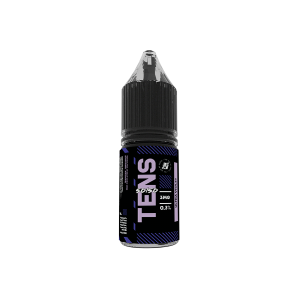 6mg Tens 50/50 10ml (50VG/50PG) - Pack Of 10 - Flavour: Polo Mint