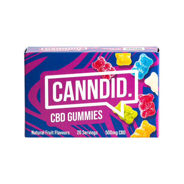 Canndid 500mg CBD Gummies - 20 Pieces (BUY 1 GET 1 FREE)