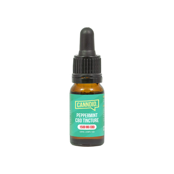 Canndid 1500mg CBD Tincture Oil 10ml - Peppermint (Plus Free Pack Of 500mg Canndid Gummies)