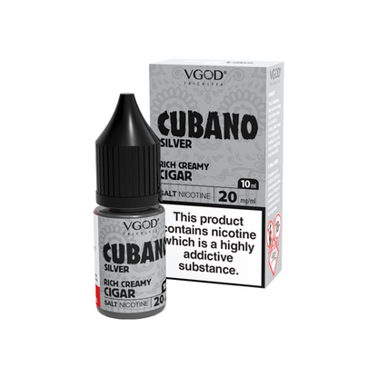 20mg VGOD Saltnic 10ml Nic Salt (50VG/50PG) - Flavour: Cubano