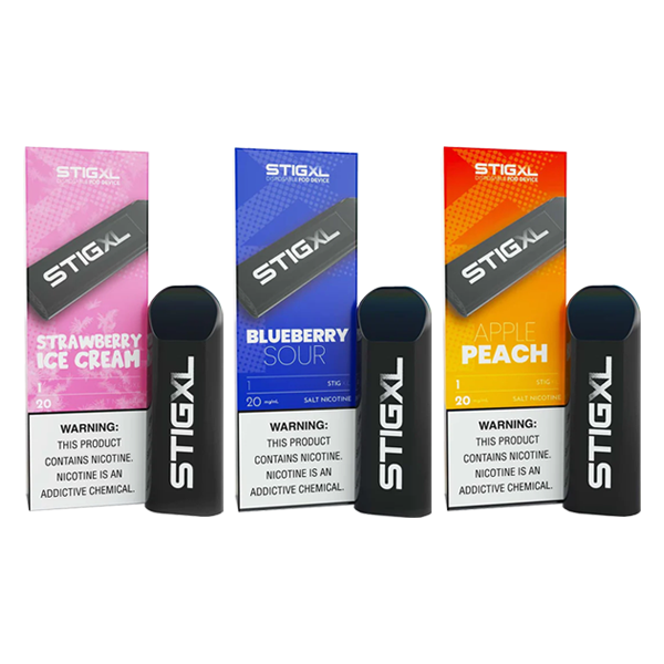 20mg VGOD Stig XL Disposable Vaping Device 700 Puffs - Flavour: Strawberry Kiwi