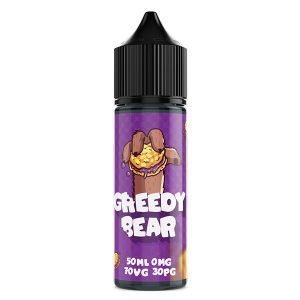 Greedy Bear 50ml Shortfill 0mg (70VG-30PG) - Flavour: Bloated Blueberry - SilverbackCBD