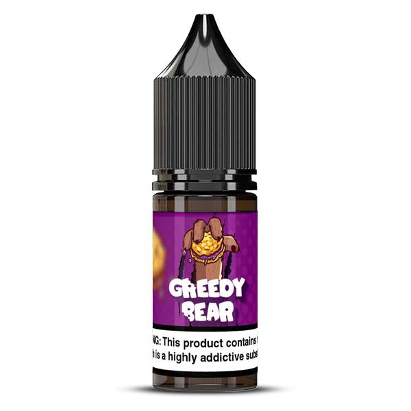20MG Nic Salts by Greedy Bear (50VG-50PG) - Flavour: Bloated Blueberry - SilverbackCBD