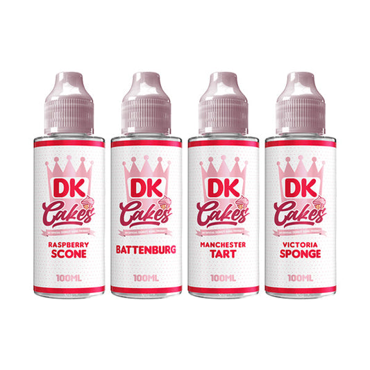 Donut King Cakes 100ml Shortfill 0mg (70PG-30VG) - Flavour: Devon Fudge Cake