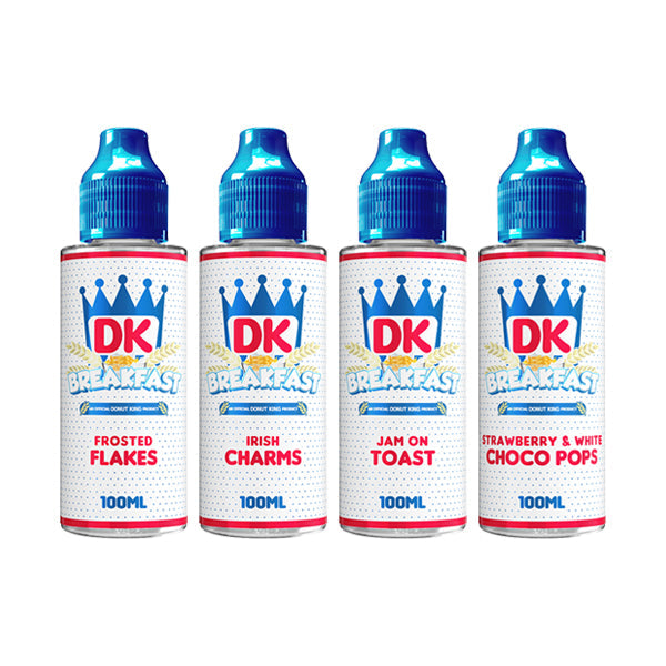 DK Breakfast 100ml Shortfill 0mg (70VG-30PG) - Flavour: Strawberry & White Choco Pops