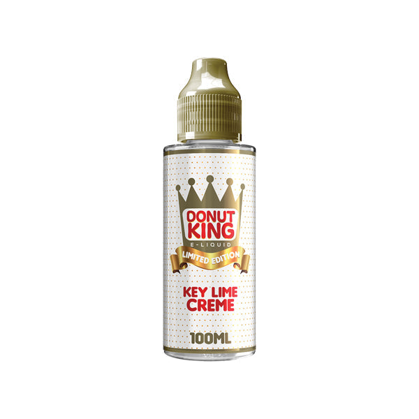 Donut King Limited Edition 100ml Shortfill 0mg (70VG-30PG) - Flavour: Crème De Menthe