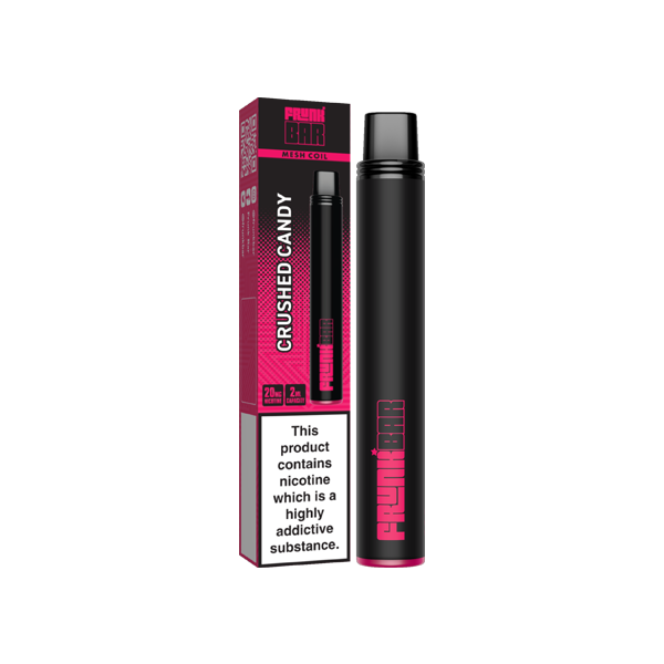 20mg Frunk Bar Mesh Disposable Vape Device 600 Puffs - Flavour: Strawberry Nana