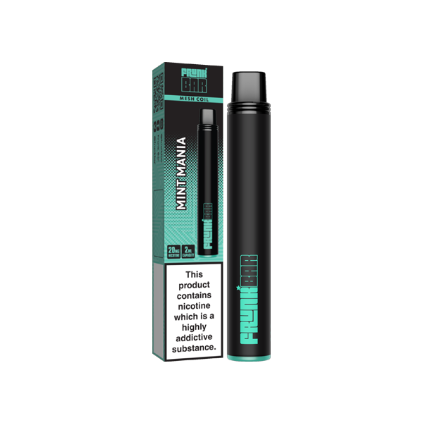 20mg Frunk Bar Mesh Disposable Vape Device 600 Puffs - Flavour: Strawberry Nana