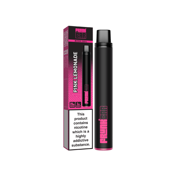 20mg Frunk Bar Mesh Disposable Vape Device 600 Puffs - Flavour: Strawberry Nana