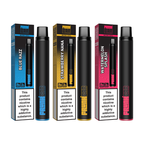20mg Frunk Bar Mesh Disposable Vape Device 600 Puffs - Flavour: Strawberry Nana