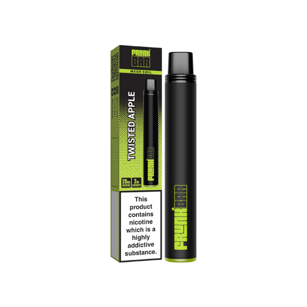20mg Frunk Bar Mesh Disposable Vape Device 600 Puffs - Flavour: Strawberry Nana