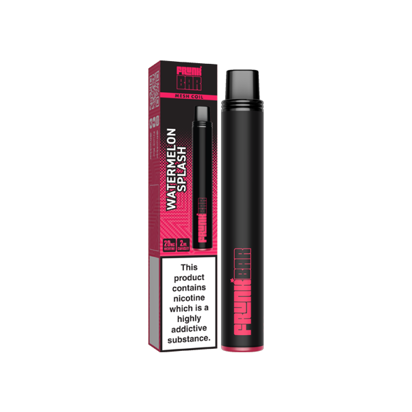 20mg Frunk Bar Mesh Disposable Vape Device 600 Puffs - Flavour: Strawberry Nana