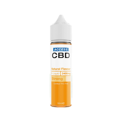 Access CBD 2400mg CBD E-liquid 50ml (60PG-40VG) - Flavour: Natural