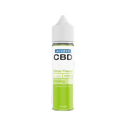 Access CBD 2400mg CBD E-liquid 50ml (60PG-40VG) - Flavour: Natural