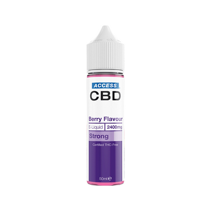 Access CBD 2400mg CBD E-liquid 50ml (60PG-40VG) - Flavour: Natural