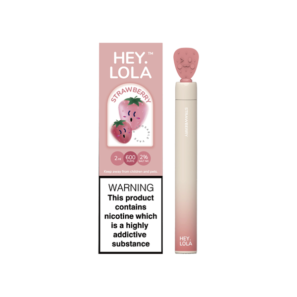 20mg Hey Lola Disposable Vape Device 600 Puffs - Flavour: Mint