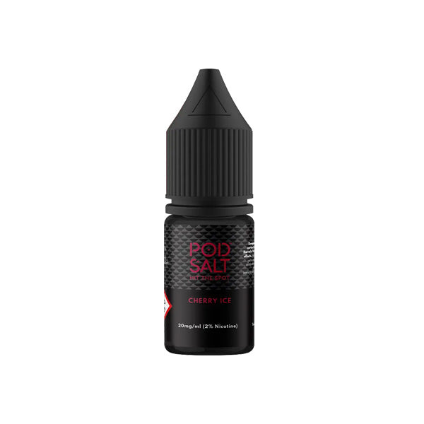 11mg Pod Salt Core 10ml Nic Salts (50VG/50PG) - Flavour: Red Apple Ice