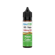 LVWell CBD Iso-Vape 1500mg CBD E-liquid 50ml (50VG/50PG) - Flavour: Haze Cake