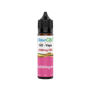LVWell CBD Iso-Vape 2500mg CBD E-liquid 50ml (50VG/50PG) - Flavour: Bubblegum