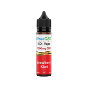 LVWell CBD Iso-Vape 1500mg CBD E-liquid 50ml (50VG/50PG) - Flavour: Strawberry Kiwi