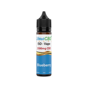 LVWell CBD Iso-Vape 2500mg CBD E-liquid 50ml (50VG/50PG) - Flavour: Blueberry