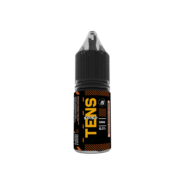 6mg Tens 50/50 10ml (50VG/50PG) - Pack Of 10 - Flavour: Polo Mint