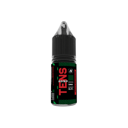 3mg Tens 50/50 10ml (50VG/50PG) - Pack Of 10 - Flavour: Ultra Violet